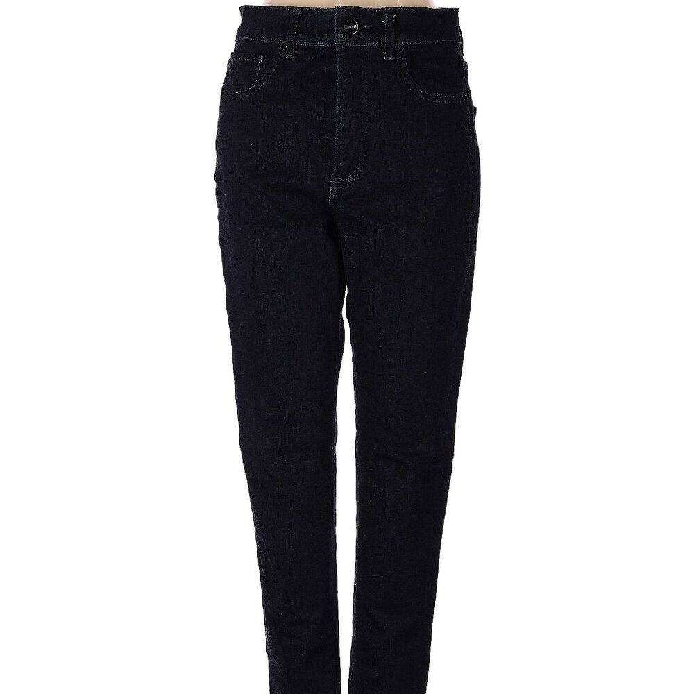 Express High Rise skinny dark navy stretch Jeans Women's 6R